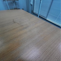 大型 会議テーブル 210cm 木製 オフィス 事務所用の画像