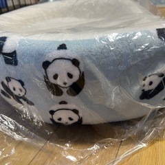 🐼新品未使用✨パンダ柄ペットベッド Sサイズ ふわふわ🛏️の画像