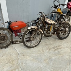 スズキRM125とおまけTY80.CB 750フレーム？の画像