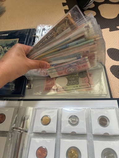 本物の貨幣コレクション