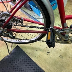 リユース品　軽快車　26インチ　6段変速　レッドの画像