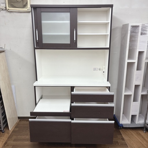 【?買取市場 柴田店】 I537 ? ジモティー限定価格！ NITORI キッチンボード 食器棚 スイフト120KB（SWIFT-12