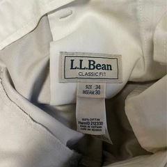 LLBean 90s チノパン　ツータックの画像