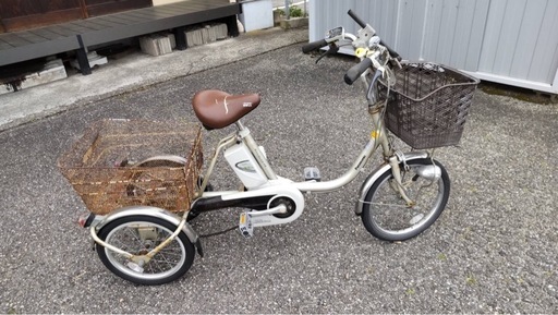 電動三輪車 パナソニック 自転車の中古が安い！激安で譲ります・無料で 実働　電動三輪自転車　三輪車　パナソニック　