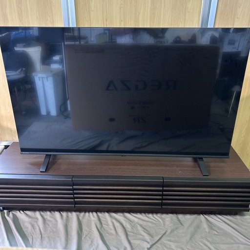 美品 テレビ台 150cm テレビボード 収納付き ブラウン