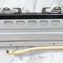 ノーリツ ガステーブル 都市ガス用 2口コンロ NLC2225Q1DGM 動作OKの画像