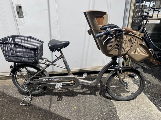 丸石 フラッカーズ シュシュ 子供乗せ自転車 前チャイルドシート付きn 