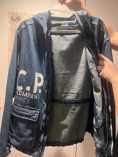 C.P. COMPANY フード付きデニムジャケット