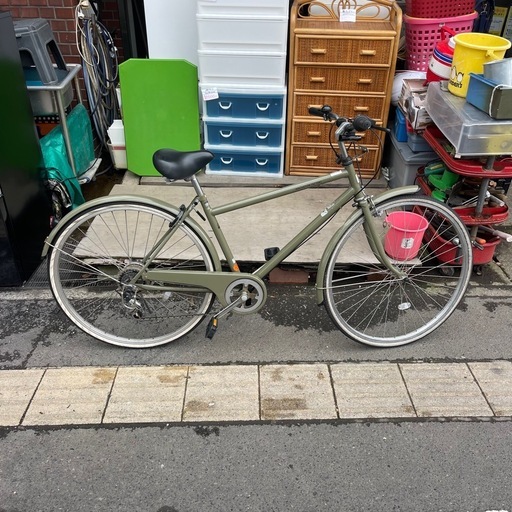 27インチ　シティサイクル　6段階変則ギア付き【リサイクルショップ道楽屋】