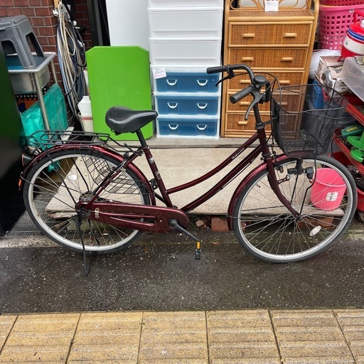 26インチ　シティサイクル　オートライト付き　【リサイクルショップ道楽屋】