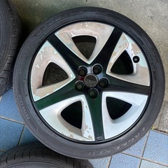 土日限定　プリウス　ツーリングホイール　4本セット　ホイールキャップはご自身で好きな色にの画像