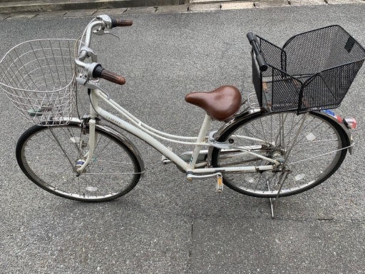 中古美品自転車27インチ2段変速 LEDライト