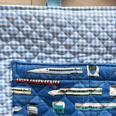 【未使用】ハンドメイドレッスンバック　手提げの画像