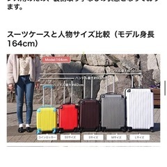 超軽量スーツケース TSAロック ファスナータイプ ダイヤル式の画像