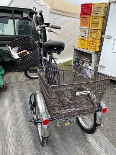 電動アシスト自転車 ＜取引中です＞パナソニック電動アシスト自転車 パナソニック　電動自転車　三輪車　　※取引中
