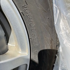 超お買い得【アルミホイール付／室内保管】ブリヂストン ブリザック VRX2 155/65R14 バリ溝 4本セット 軽自動車用の画像