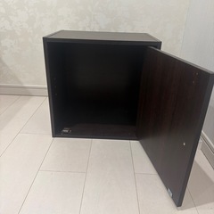 扉付きカラーボックス1段の画像