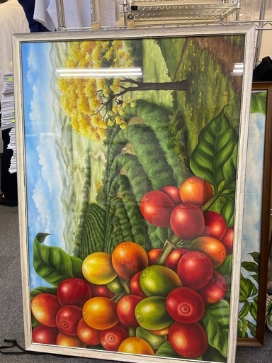 絵画　ブラジル農園　スペシャルティコーヒー