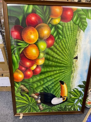 絵画　ブラジル農園　スペシャルティコーヒー