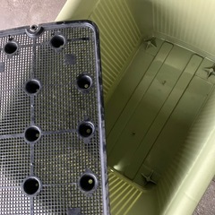 アイリス　ベジタブル　プランター　650  深型　グリーン　65×45×38㎝　70ℓの画像