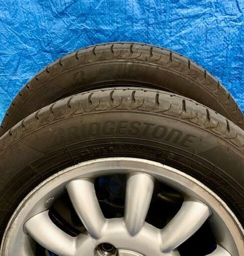 ブリジストンNEWNO　夏タイヤアルミホイール付4本セット　155/65 R13　　