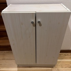 壁面収納 突っ張り 本棚 扉付幅60奥行26の画像