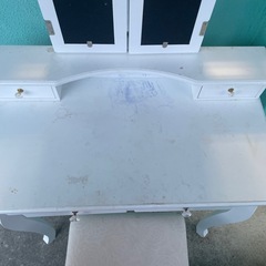Y ⚠️説明文見てください⚠️　早い者勝ち　MD-6286　ドレッサー　猫足　猫脚　化粧台　メイク　鏡　ミラーの画像