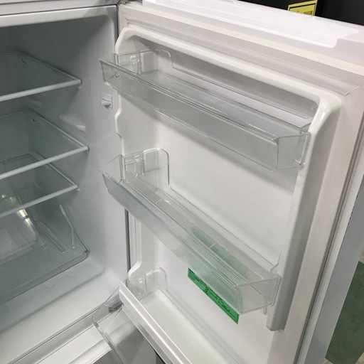 ジャングルジャングル貝塚店　ヤマダ　冷蔵庫　ワールプール　2021年製　2ドア　右開き　白　ホワイト　156L ガラス棚　大容量ドアポ