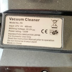 コードレスクリーナー Vacuum Cleaner F9の画像