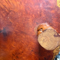 花梨　一枚板　座卓　ローテーブルの画像