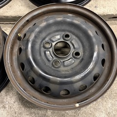 スズキ純正スチールホイール13インチ 4本の画像