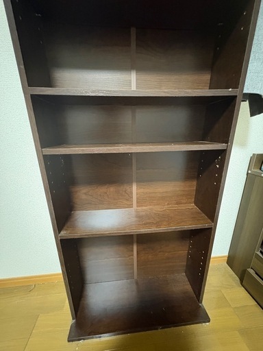 本棚（ダークブラウン）500円 伊勢市内配送可 (Kaki) 伊勢市のオフィス