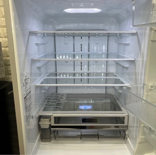 タッチドアオープン✨東芝 465L 5ドア 冷蔵庫 氷結晶チルド 自動製氷 