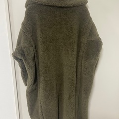 【美品】マックスマーラ テディベアコート ロングコート カーキ XSの画像