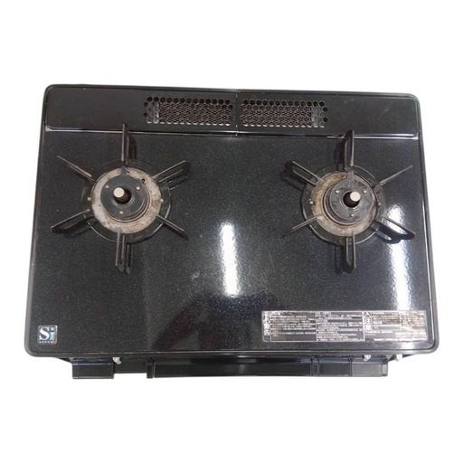パロマ ガステーブル PA-A91WCG-R LPガス用 グリル付 ガラストップ 