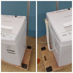 TOSHIBA 東芝 全自動電気洗濯機 4.5kg 2020年製 AW-45M7の画像