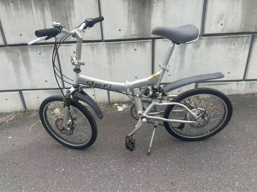 【中古】折りたたみ自転車 折りたたみ自転車 (はな) 蓮根の折りたたみ自転車の中古あげます・譲り