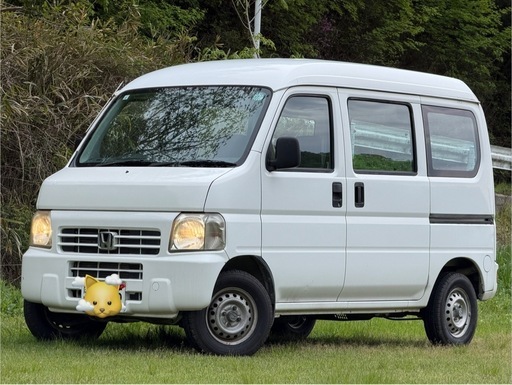アクティバン　　マニュアル　ボロいですが車検5月25日まであり！ 修復歴無しホンダアクティバン SDX 5速MT エアコン (catcatcat) 備前