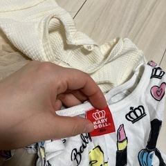女の子90-100 夏服　ベビードールの画像
