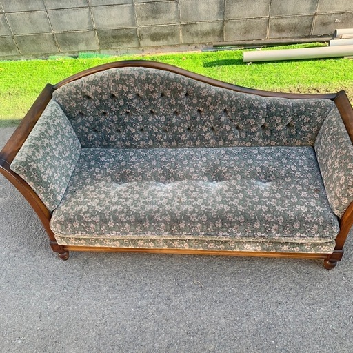 カリモク karimoku コロニアル 2.5人掛け カウチソファ 155cm×70cm×高さ80cm 