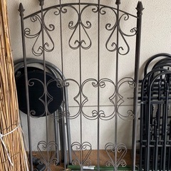 ガーデニング　アイアンフェンスの画像