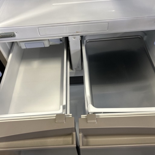 清掃済み【美品】三菱 470L 大型冷蔵庫 自動製氷付き フレンチドア 