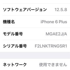 iPhone 6 Plus（128GB）の画像