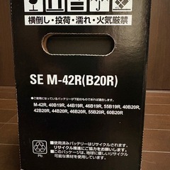 バッテリーSE M-42 (B20 R)
の画像