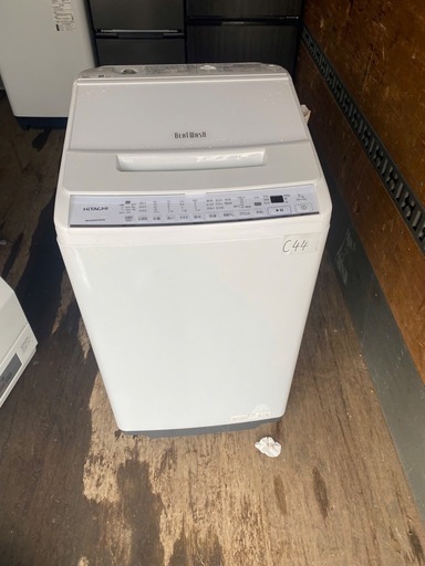 NO C44?福岡市内配送設置無料✨?全自動洗濯機 ビートウォッシュ 