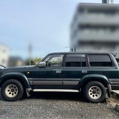 激安売り切り！H8年ランクル80 ディーゼル　後期型　大型グリルガード　サンルーフ　背面タイヤ　1ナンバー　　実走行 ETC 修復歴無しの画像