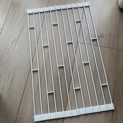 折り畳み水切りラック FLAT(WH) ニトリの画像