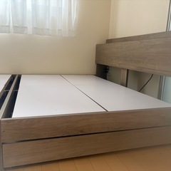 引っ越しのため即希望ダブルベットフレーム！！の画像