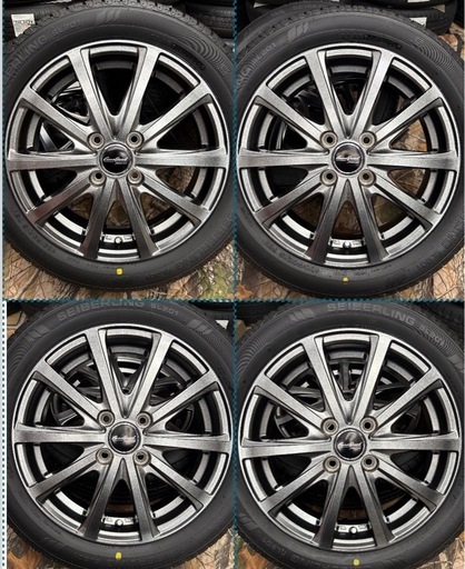 「商談中」⑱165/55R15新品タイヤ4本と中古美品ホイールとナット付き ㉑165/55R15新品タイヤ4本と中古美品ホイールとナット付き (サクサク