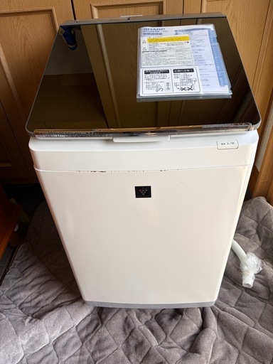 お譲りする方決まりました。シャープ　2013年度　洗濯乾燥機　プラズマクラスター シャープガラストッププラズマクラスター洗濯乾燥機SHARP 洗濯機 (さー